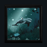 Dolphin Dream Jewelry Box<br><div class="desc">Dolphin Dream - Digital Fantasy - Art Painting by KSZP</div>