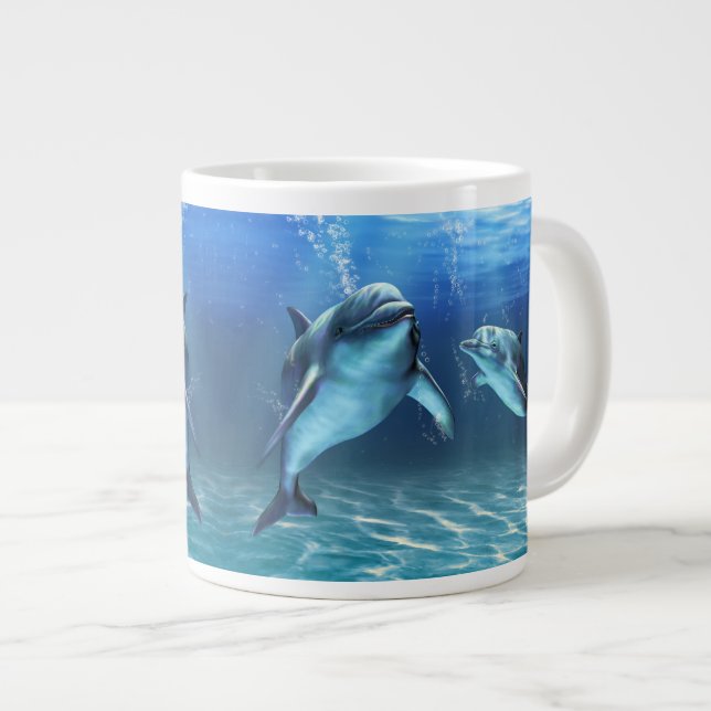 Dolphin Dream Jumbo Mug (Front Right)