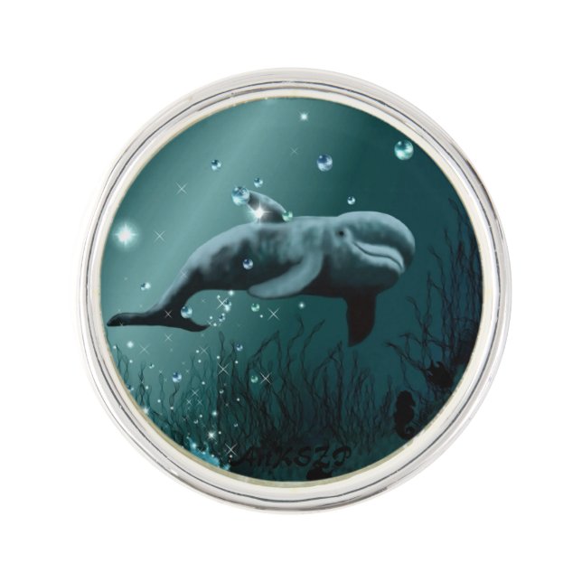 Dolphin Dream Pin (Front)