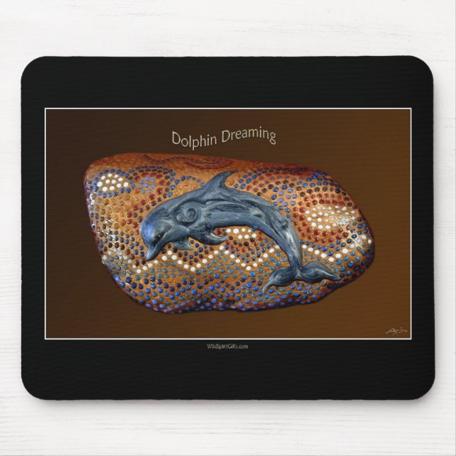 DOLPHIN DREAMING Marine Mammal MousePad (Front)