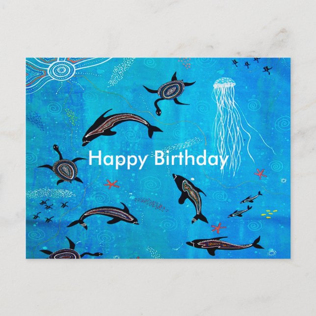Dolphin Dreaming Postcard (Front)