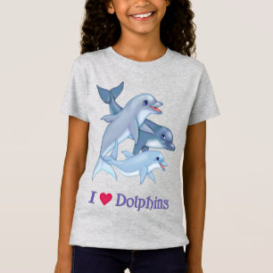 Dolphin Family - CF Warrior Princess T-Shirt