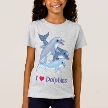 Dolphin Family - Cf Warrior Princess T-shirt by Spice at Zazzle