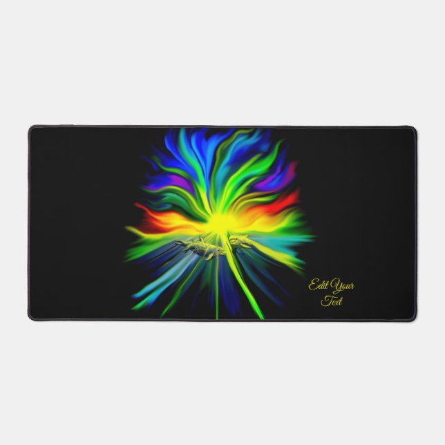 Dolphin Family in the Sunshine Desk Mat (Front)