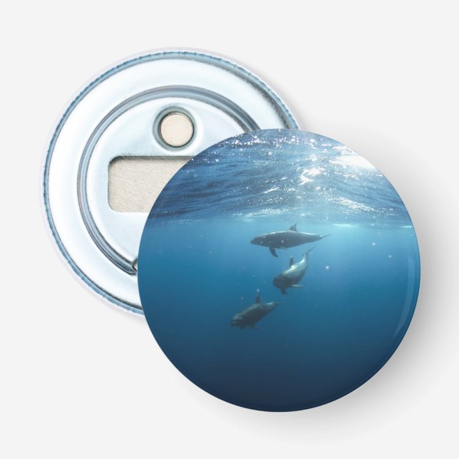 Dolphin Family Underwater Bottle Opener (Front)