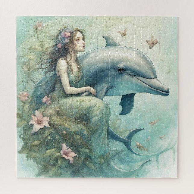 Dolphin Fantasy 2 Jigsaw Puzzle (Vertical)