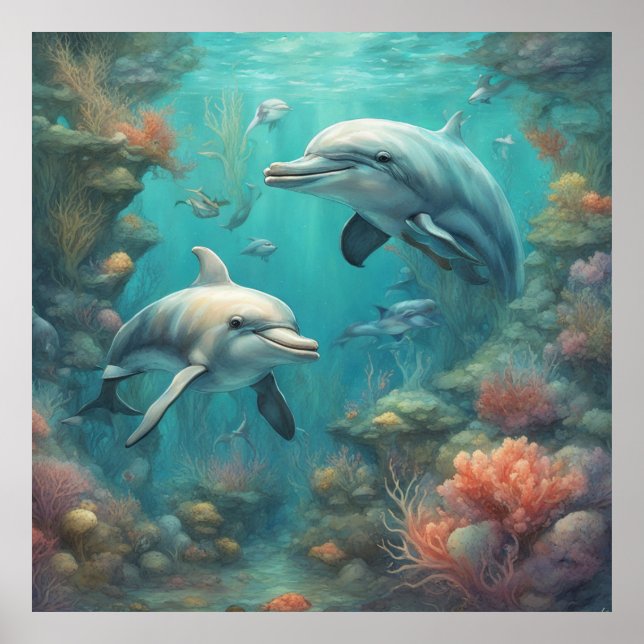 Dolphin Fantasy 7 Poster (Front)