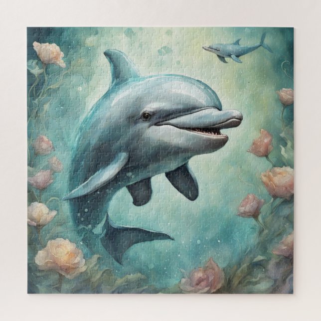 Dolphin Fantasy 8 Jigsaw Puzzle (Vertical)