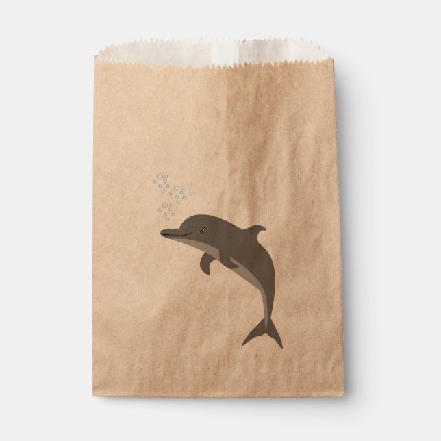 Dolphin Favor Bag (Front)