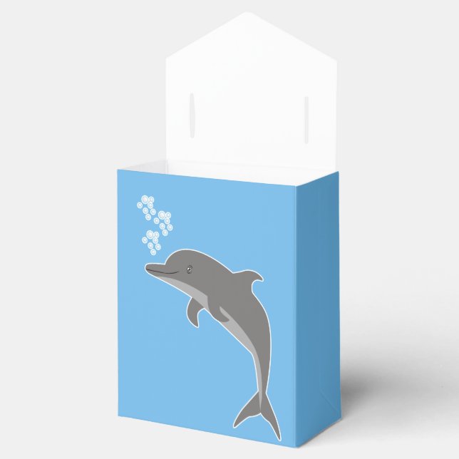 Dolphin Favor Boxes (Opened)