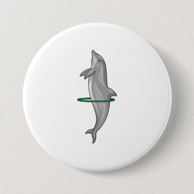 Dolphin Fitness tires Sports Button (Front)