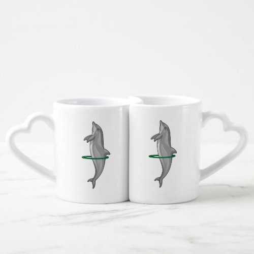 Dolphin Fitness tires Sports Coffee Mug Set