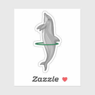 Dolphin Fitness tires Sports Sticker