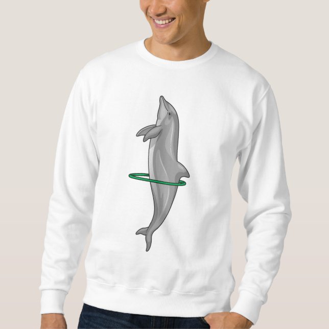 Dolphin Fitness tires Sports Sweatshirt (Front)