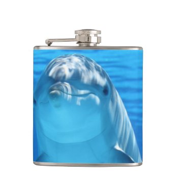 Dolphin Flask by MarblesPictures at Zazzle
