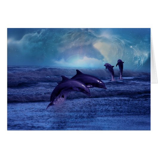 Dolphin fun and play cards (Front Horizontal)