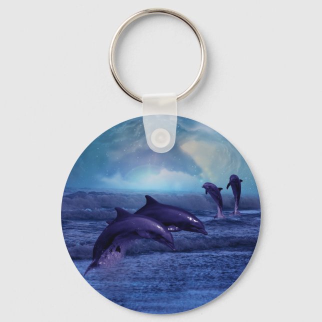 Dolphin fun and play keychain (Front)