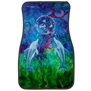Dolphin Gaze Car Mats (Set of 2 Front Seat)