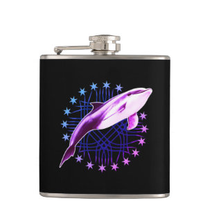 Dolphin Graphic Design Flask