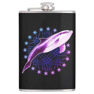 Dolphin Graphic Design Flask