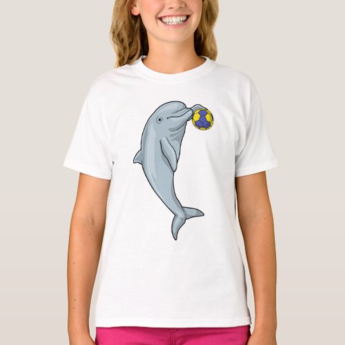 Dolphin Handball player Handball T_Shirt