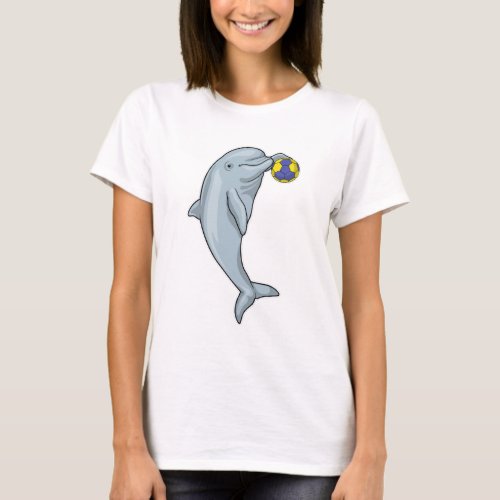 Dolphin Handball player Handball T_Shirt