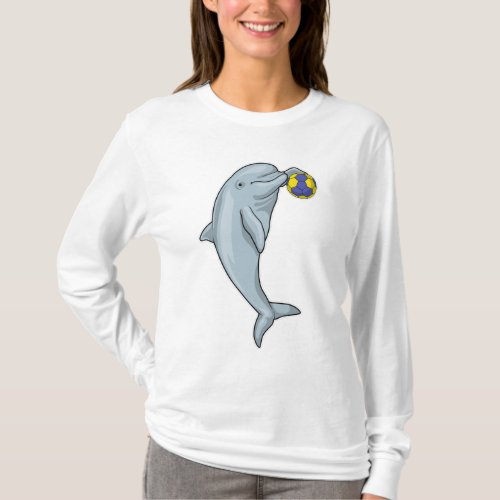 Dolphin Handball player Handball T_Shirt