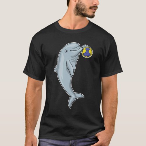 Dolphin Handball player Handball T_Shirt