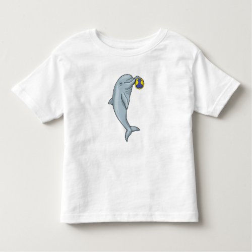 Dolphin Handball player Handball Toddler T_shirt