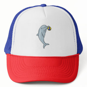 Dolphin Handball player Handball Trucker Hat