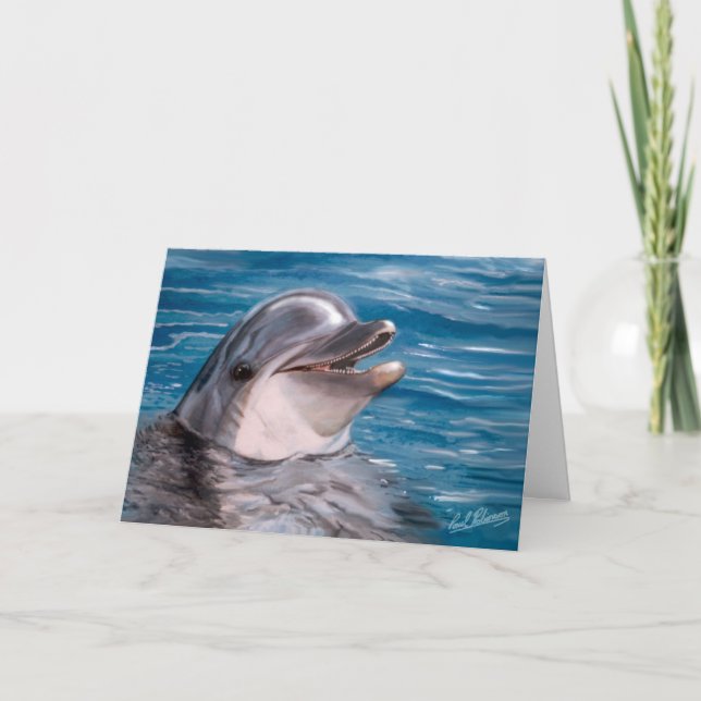 DOLPHIN HEAD CARD (Front)