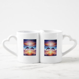 dolphin heart mug