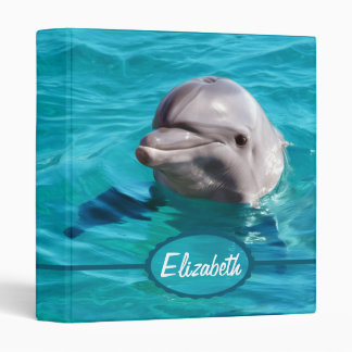 Dolphin in Blue Water Photo Binder