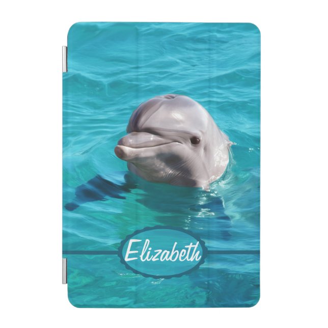Dolphin in Blue Water Photo iPad Mini Cover (Front)
