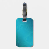 Dolphin in Blue Water Photo Luggage Tag (Back Vertical)