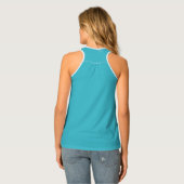 Dolphin in Blue Water Photo Tank Top (Back Full)
