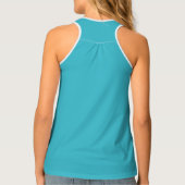 Dolphin in Blue Water Photo Tank Top (Back)