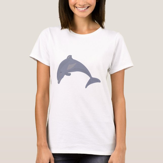 Dolphin in the Sea T-Shirt (Front)