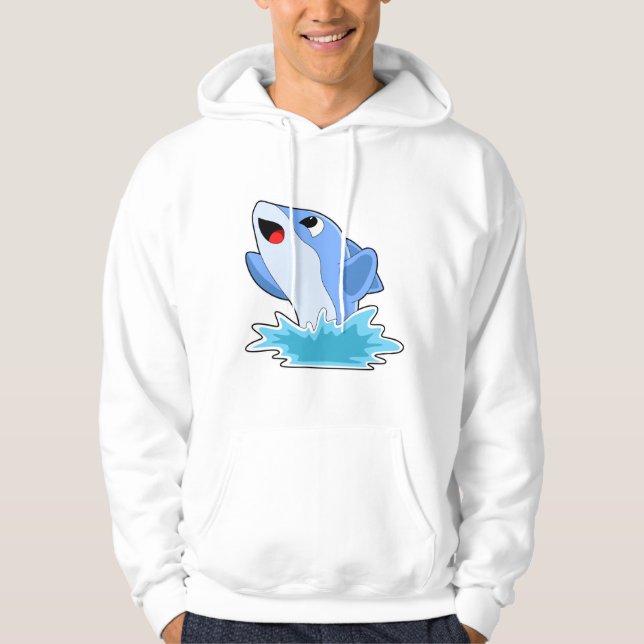 Dolphin in Water Hoodie (Front)