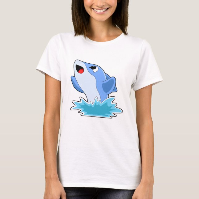 Dolphin in Water T-Shirt (Front)