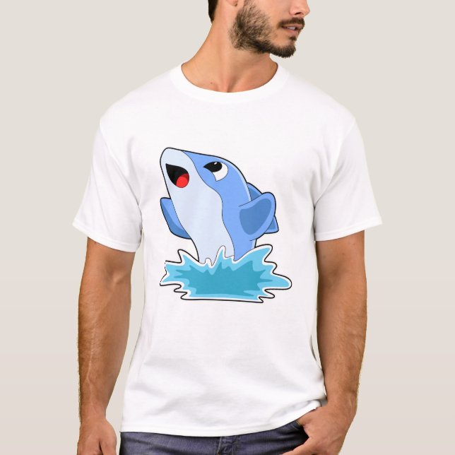Dolphin in Water T-Shirt (Front)