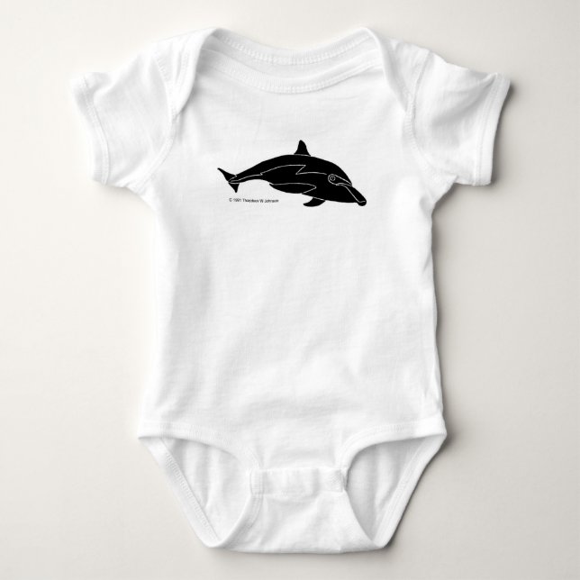Dolphin Infant clothing Baby Bodysuit (Front)