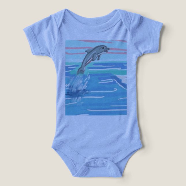 Dolphin 🐬  infant t-shirt (Design Front)