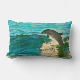 Dolphin is My Spirit Animal Lumbar Pillow