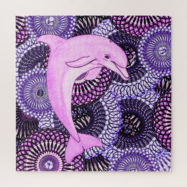 Dolphin Joy Jigsaw Puzzle (Vertical)