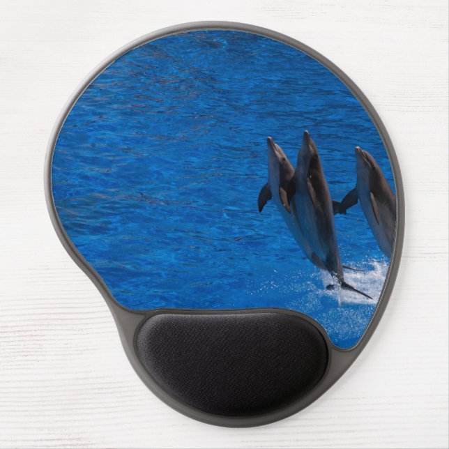 dolphin jumping gel mouse pad (Front)