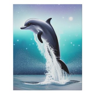 Dolphin Jumping In Th Ocean