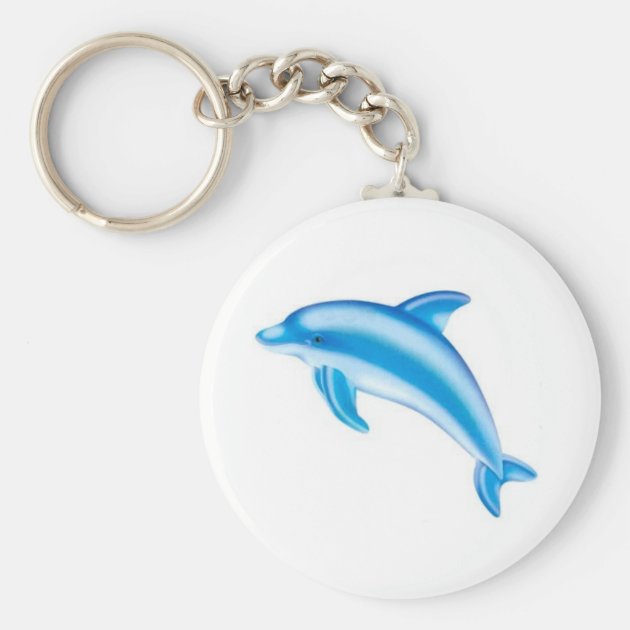 laser dolphin keychain