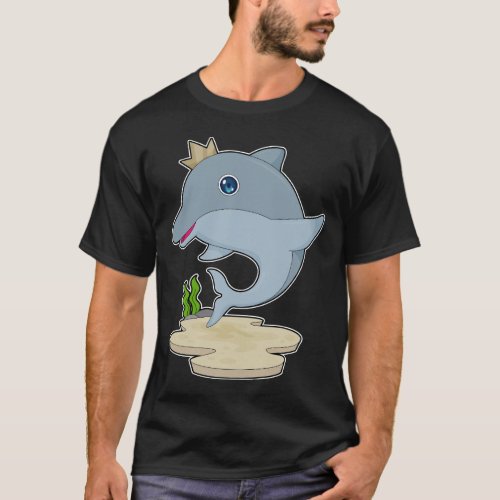 Dolphin King Crown T_Shirt
