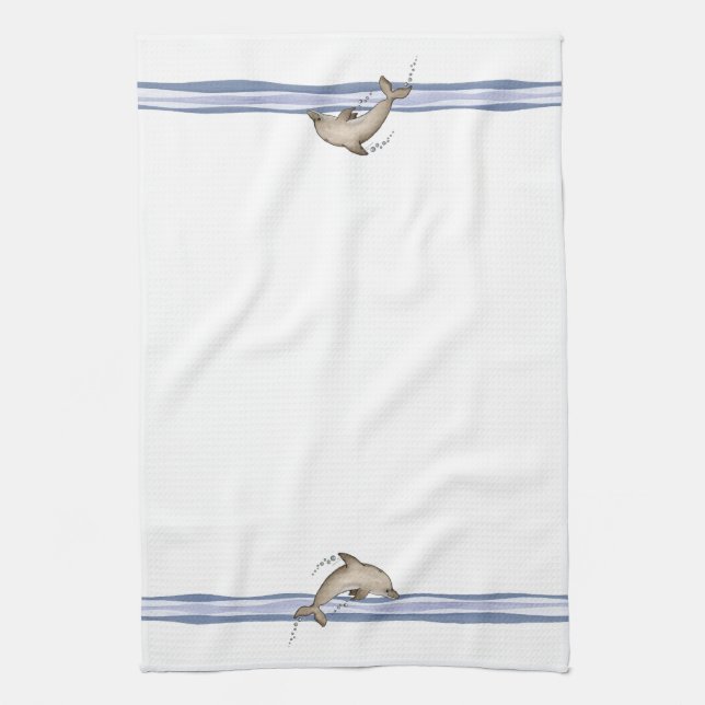 Dolphin - Kitchen Towel (Vertical)